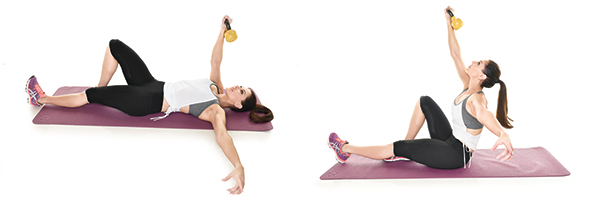 Abdomene cu kettlebell